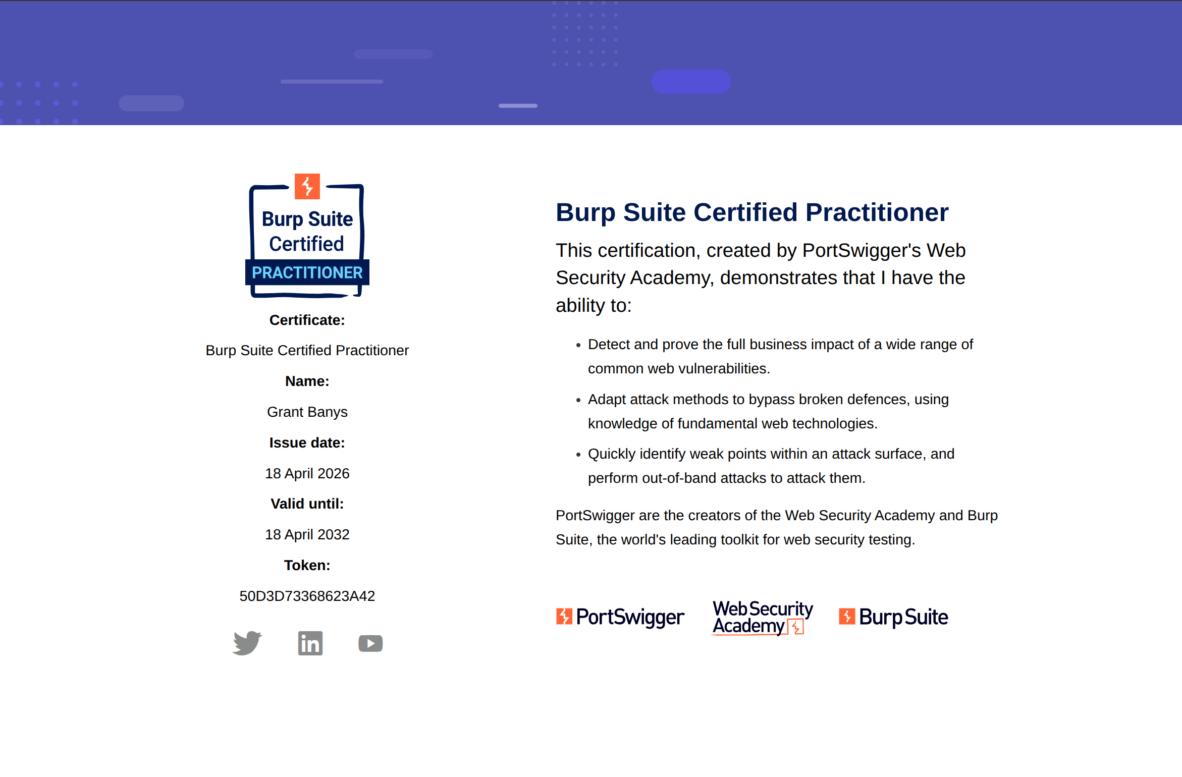 Taking, retaking, and passing the Burp Suite Certified Practicioner exam